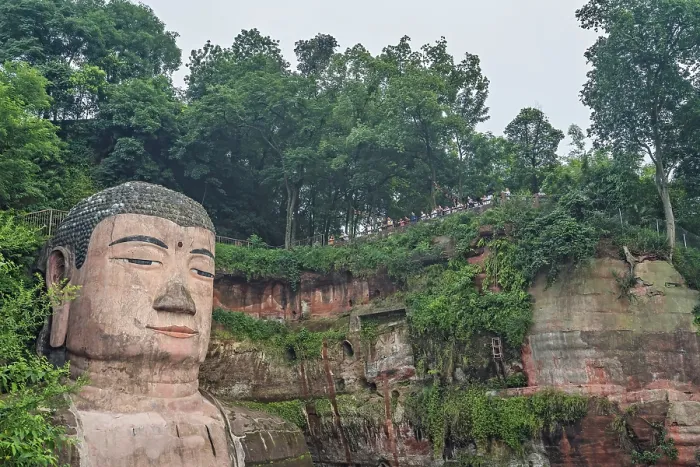 Framed Print : Leshan, China - July 2019