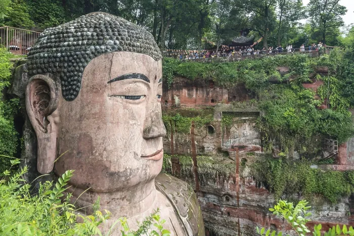 Framed Print : Leshan, China - July 2019