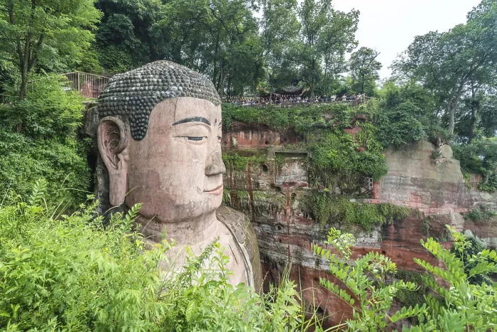 Framed Print : Leshan, China - July 2019