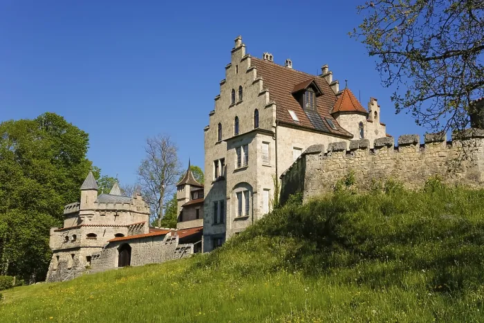 Framed Print : Lichtenstein Castle, fairytale castle of Wurttemberg