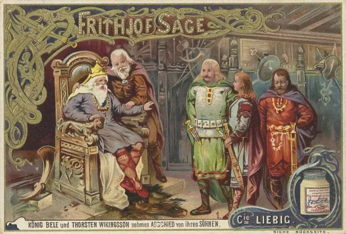 Framed Print : Liebig picture series Frithjof Sage Framed Print : Liebig picture series Frithjof Sage