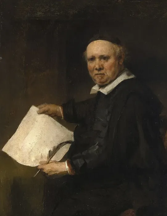 Framed Print : Lieven Willemsz van Coppenol, 1599 to 1671
