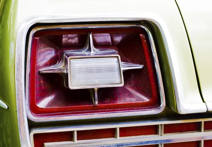Framed Print : Back light of a Chevrolet Framed Print : Back light of a Chevrolet