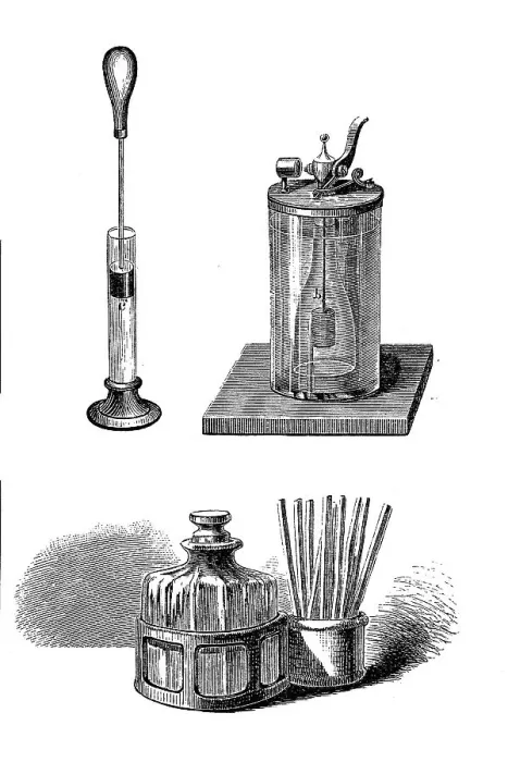 Framed Print : Lighters, Pneumatic lighter, Doebereiner's platinum lighter and chemical lighter