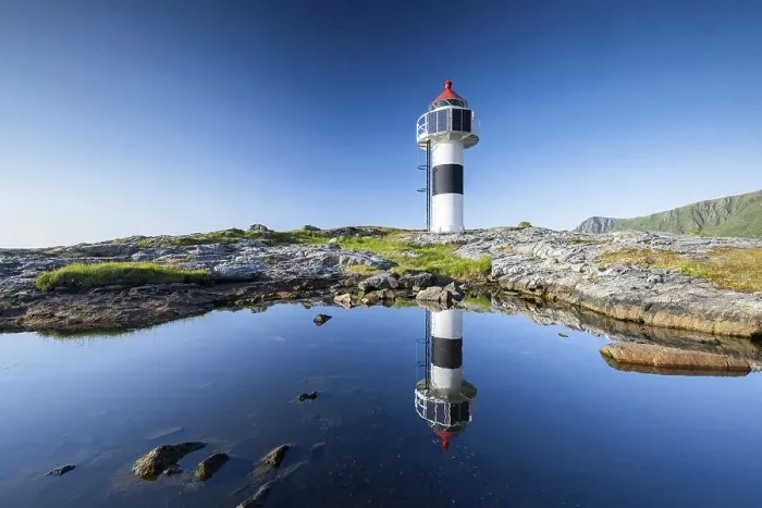 Framed Print : Lighthouse on Andoya Island, Vesteralen Framed Print : Lighthouse on Andoya Island, Vesteralen