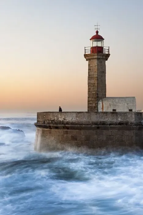Framed Print : Lighthouse Foz do Douro, Grande Porto Framed Print : Lighthouse Foz do Douro, Grande Porto