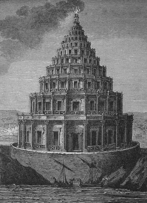 Framed Print : Lighthouse of Pharos, one of the seven wonders of the ancient world Framed Print : Lighthouse of Pharos, one of the seven wonders of the ancient world