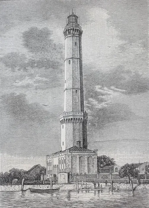 Framed Print : The Lighthouse of Swinoujscie, Germany