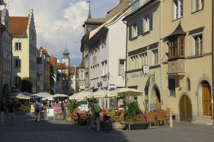 Framed Print : Lindau, MaximilianstraBe, Germany