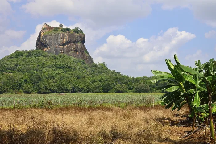 Framed Print : The Lion Rock, the magma block of an eroded volcano