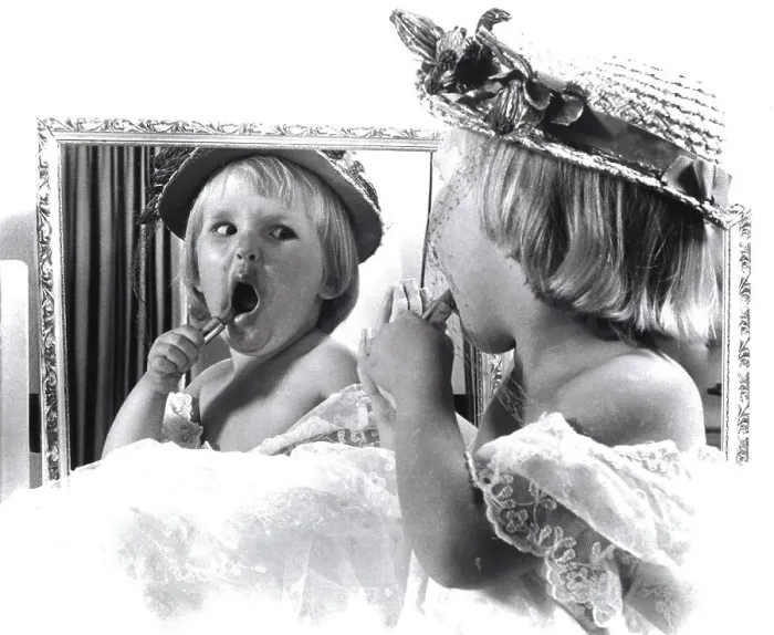 Framed Print : Lipstick makeup, England, Great Britain