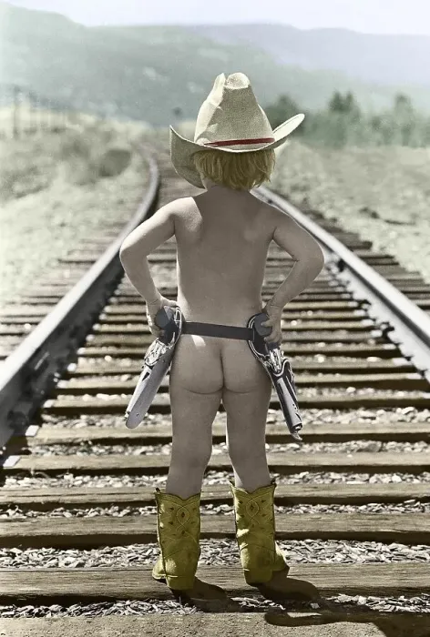 Framed Print : Little Cowboy, England, Great Britain