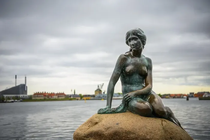 Framed Print : The Little Mermaid, landmark of Copenhagen Framed Print : The Little Mermaid, landmark of Copenhagen