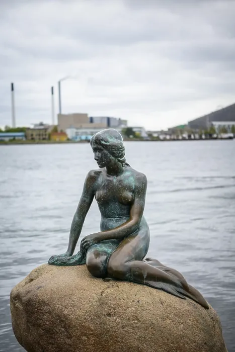 Framed Print : The Little Mermaid, landmark of Copenhagen