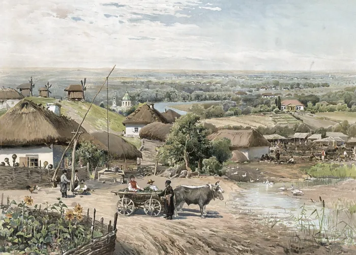 Framed Print : Little Russia, today north of Ukraine