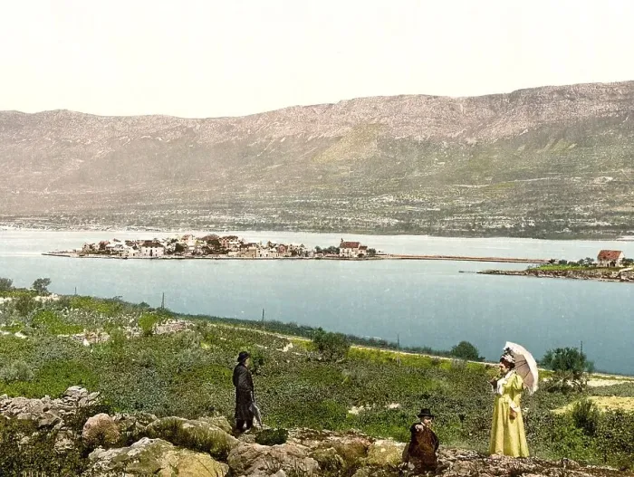 Framed Print : Little Venice of Salona, Dalmatia