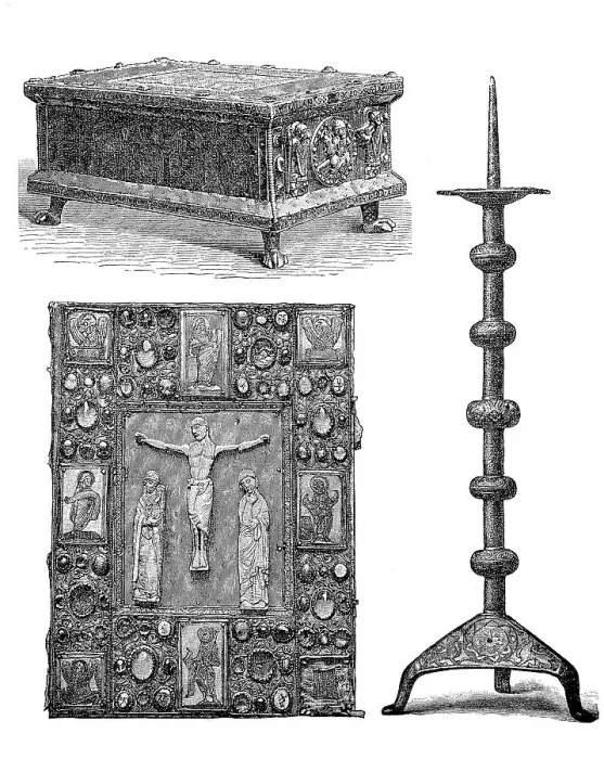 Framed Print : Liturgical devices of the Middle Ages Framed Print : Liturgical devices of the Middle Ages