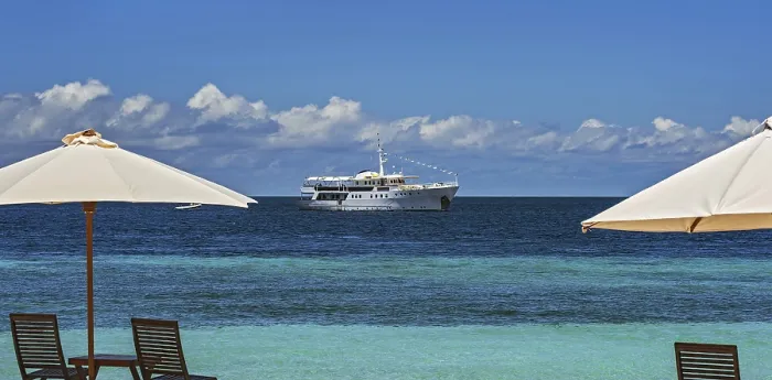 Framed Print : Liveaboard Pelagian, Wakatobi Dive Resort