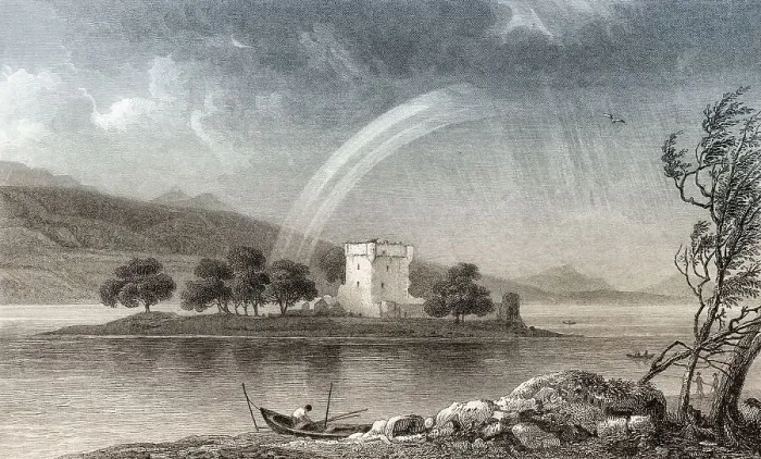 Framed Print : Loch Leven Castle, from Kinross