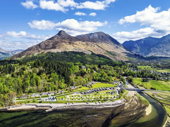 Framed Print : Loch Leven and Holiday Park from a drone Framed Print : Loch Leven and Holiday Park from a drone