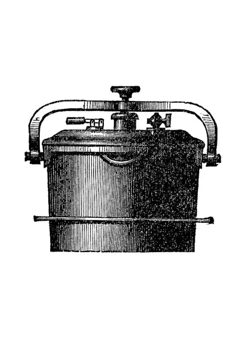 Framed Print : Locking pressure cooker, historic kitchen utensils Framed Print : Locking pressure cooker, historic kitchen utensils