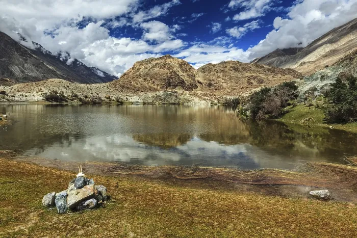 Framed Print : Lohan Tso mountain lake, sacred holy Tibetan buddhist buddhism pilgrimage site