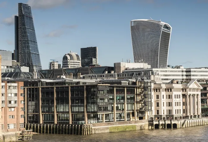 Framed Print : London Offices and Skyscrapers