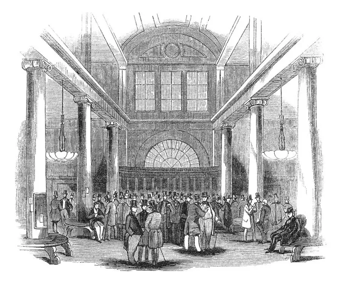 Framed Print : London Stock Exchange at Capel Court