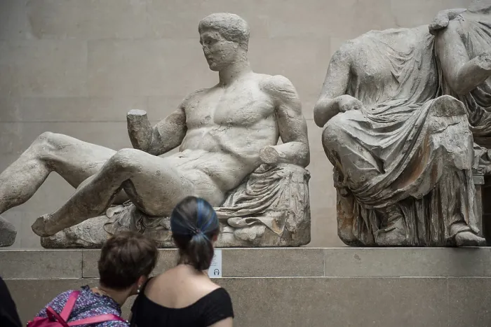 Framed Print : London, UK. August 2nd 2023 The Elgin Marbles