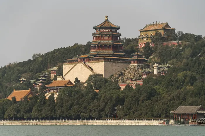Framed Print : Longevity Hill and Tower of Buddhist Incense Framed Print : Longevity Hill and Tower of Buddhist Incense