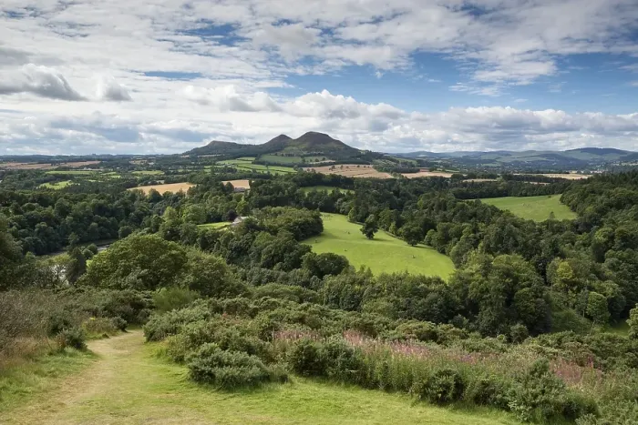 Framed Print : Lookout, Scott's View, St Boswells