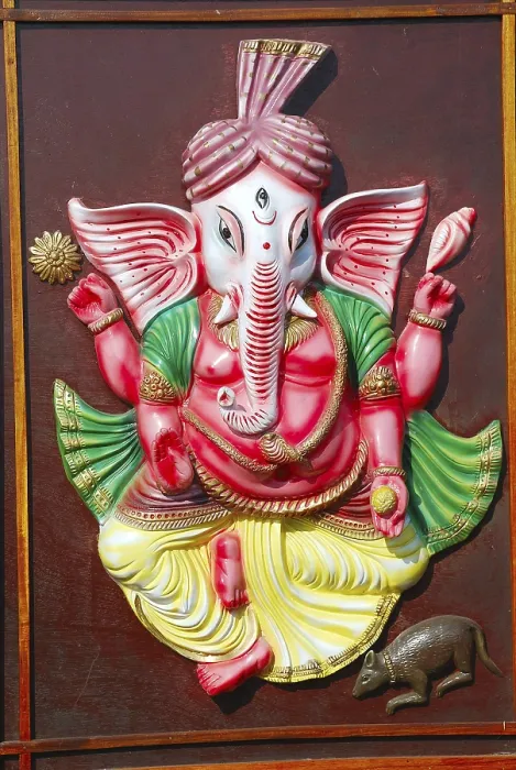 Framed Print : Lord Ganesha ganpati statue