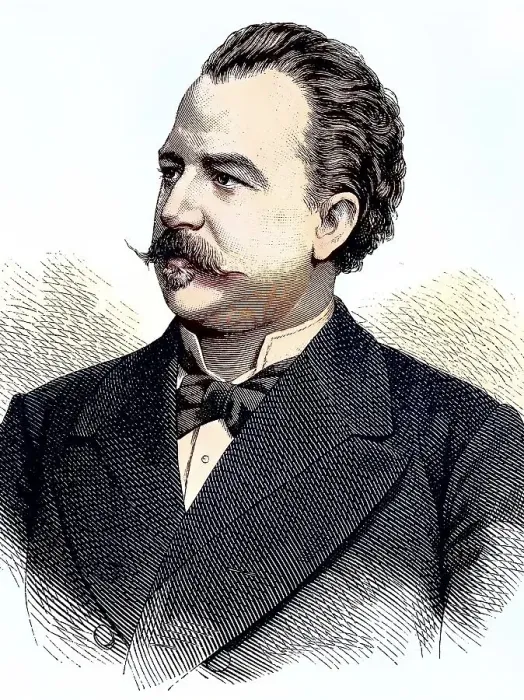 Framed Print : Lorenzo Riese, 1836, 1907, ein deutscher Kammersaenger