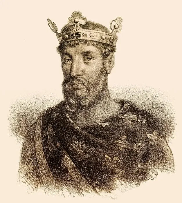 Framed Print : Lothair or Lothaire, 941-986, Carolingian king of West Francia
