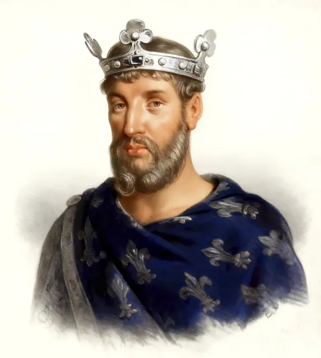 Framed Print : Lothair or Lothaire, 941-986, Carolingian king of West Francia