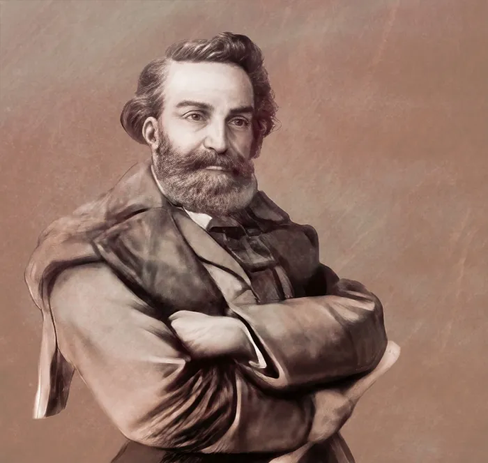 Framed Print : Louis Favre, 1826 - 1879