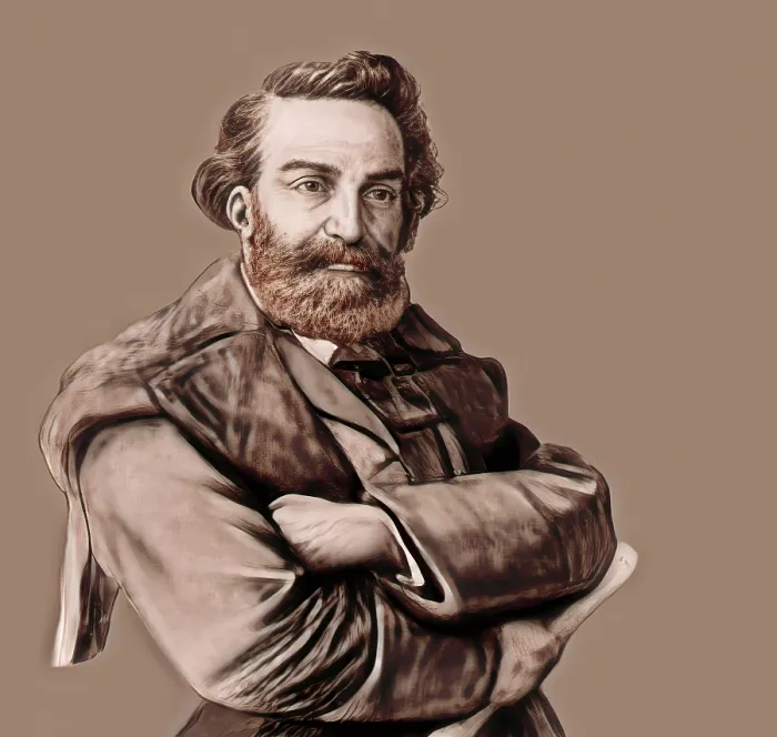 Framed Print : Louis Favre, 1826 - 1879