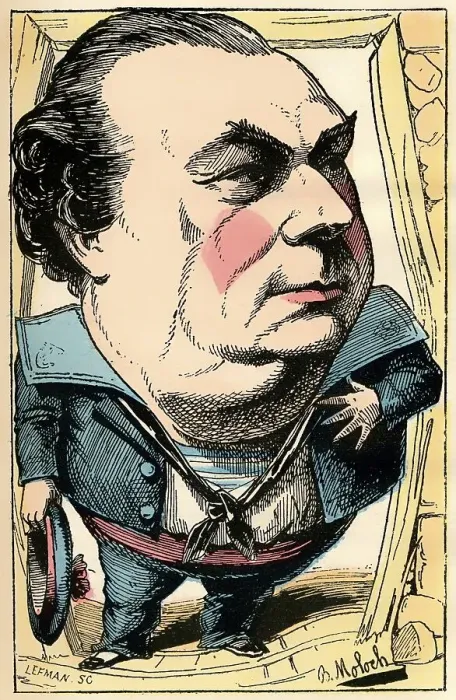Framed Print : Louis-Francois Dumaine, a French actor