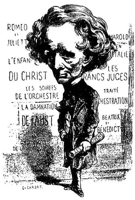 Framed Print : Louis Hector Berlioz, historical caricature by Etienne Carjat Framed Print : Louis Hector Berlioz, historical caricature by Etienne Carjat
