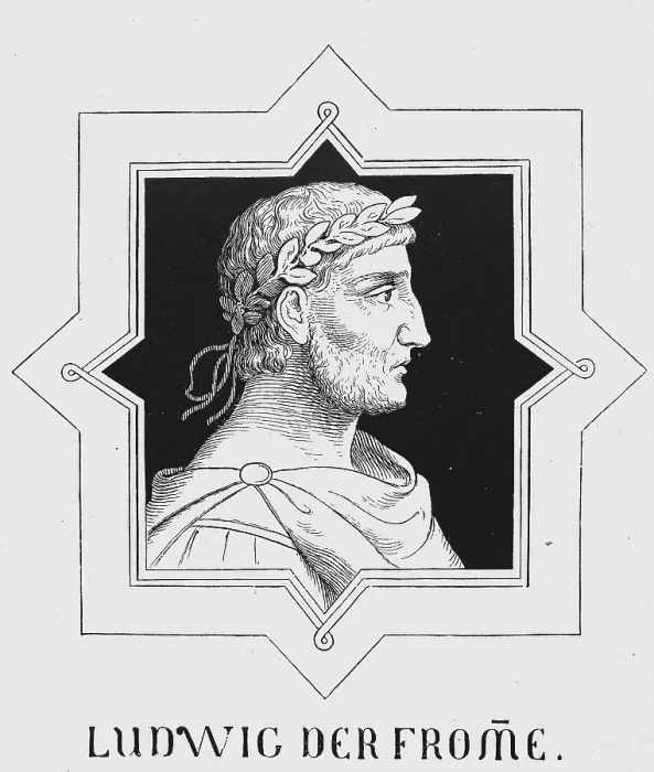 Framed Print : Louis I (called Louis the Pious) (born June or August 778) (died 20 June 840) Framed Print : Louis I (called Louis the Pious) (born June or August 778) (died 20 June 840)