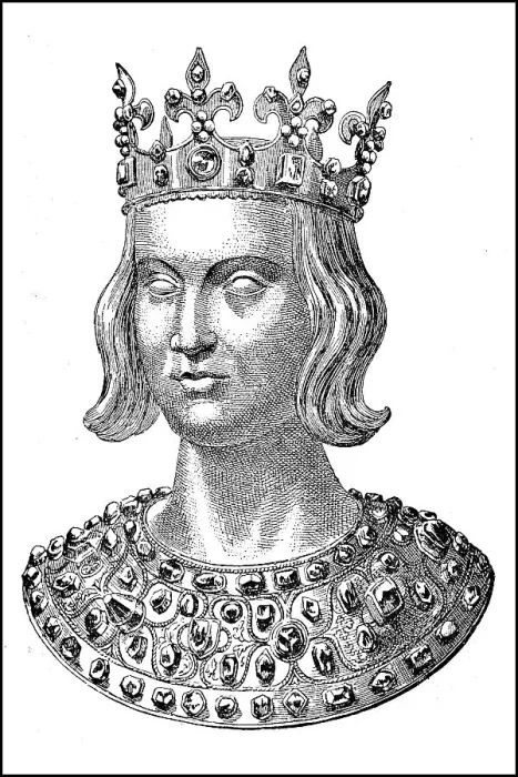 Framed Print : Louis IX of France, 25 April 1214