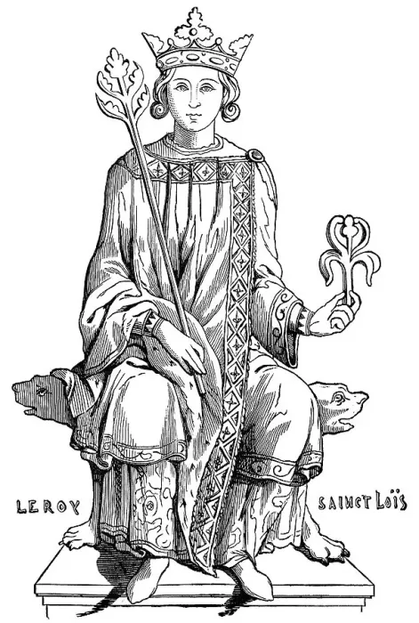 Framed Print : Louis IX or Saint Louis, Ludwig IX