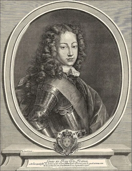 Framed Print : Louis XV, 1710-1774, King of France and Navarre