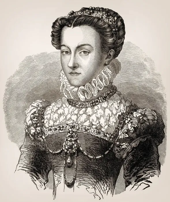 Framed Print : Louise de Clermont-Tallard, 1504