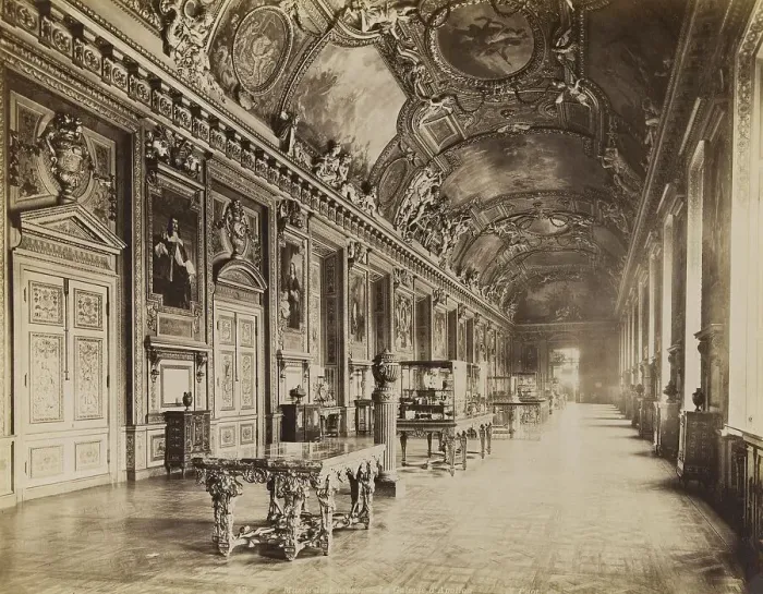 Framed Print : Louvre Museum, The Apollo Gallery
