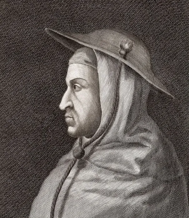 Framed Print : Luca Manzuoli da Pontorno, 1332 - 1411
