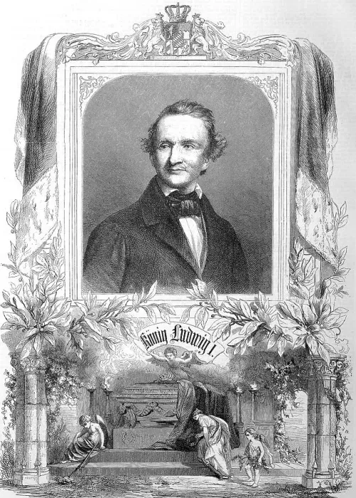 Framed Print : Ludwig I. 1786, 1868, was King of Bavaria Framed Print : Ludwig I. 1786, 1868, was King of Bavaria