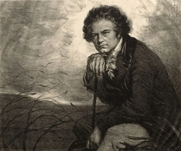 Framed Print : Ludwig van Beethoven, 17 December 1770 - 26 March 1827