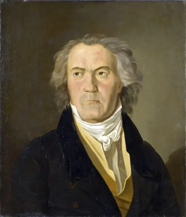 Framed Print : Ludwig van Beethoven (baptised 17 December 1770)