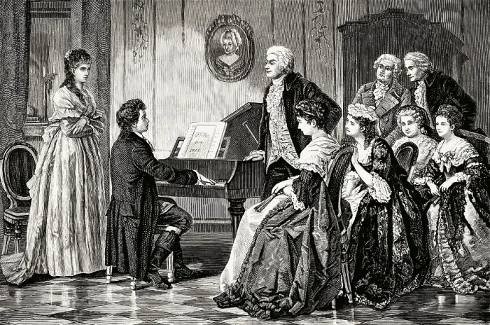 Framed Print : Ludwig van Beethoven and Wolfgang Amadeus Mozart, 1882, composers of classical music, First Viennese School, digitally edited Framed Print : Ludwig van Beethoven and Wolfgang Amadeus Mozart, 1882, composers of classical music, First Viennese School, digitally edited